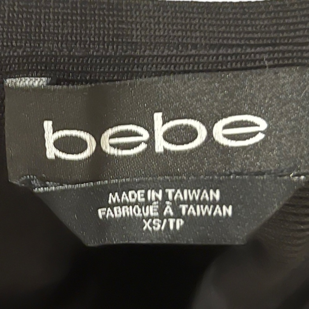 bebe - Black Bandage Bodycon Little Black Dress - Women’s Size XS - Picture 10 of 10